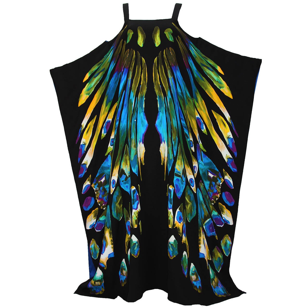 New ETRO EXOTIC 
LUXURIOUS BUTTERFLY KAFTAN GOWN DRESS