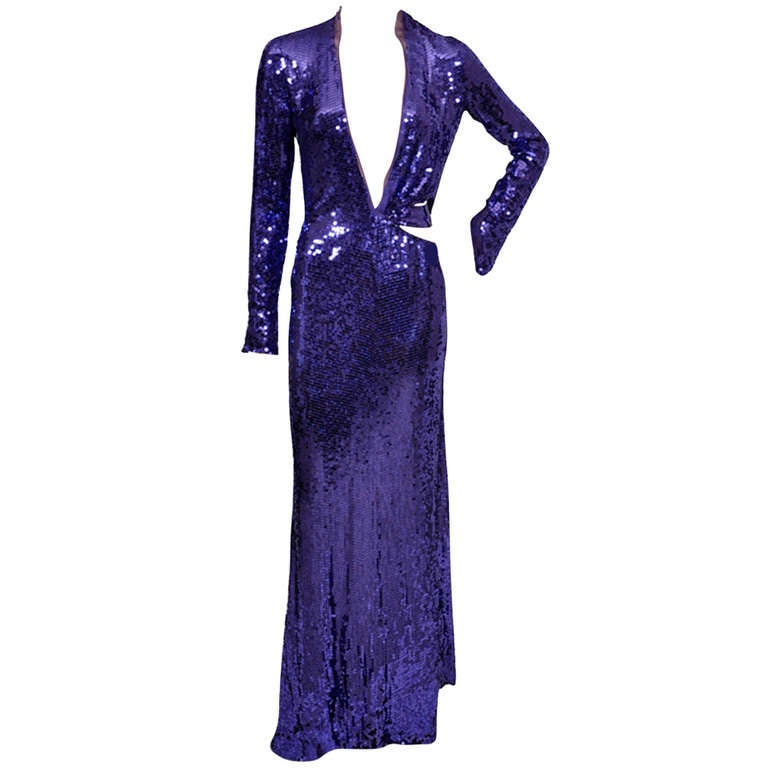 strapless open back dress Ramy Brook Paris Sleeveless Dress in Deep Lilac