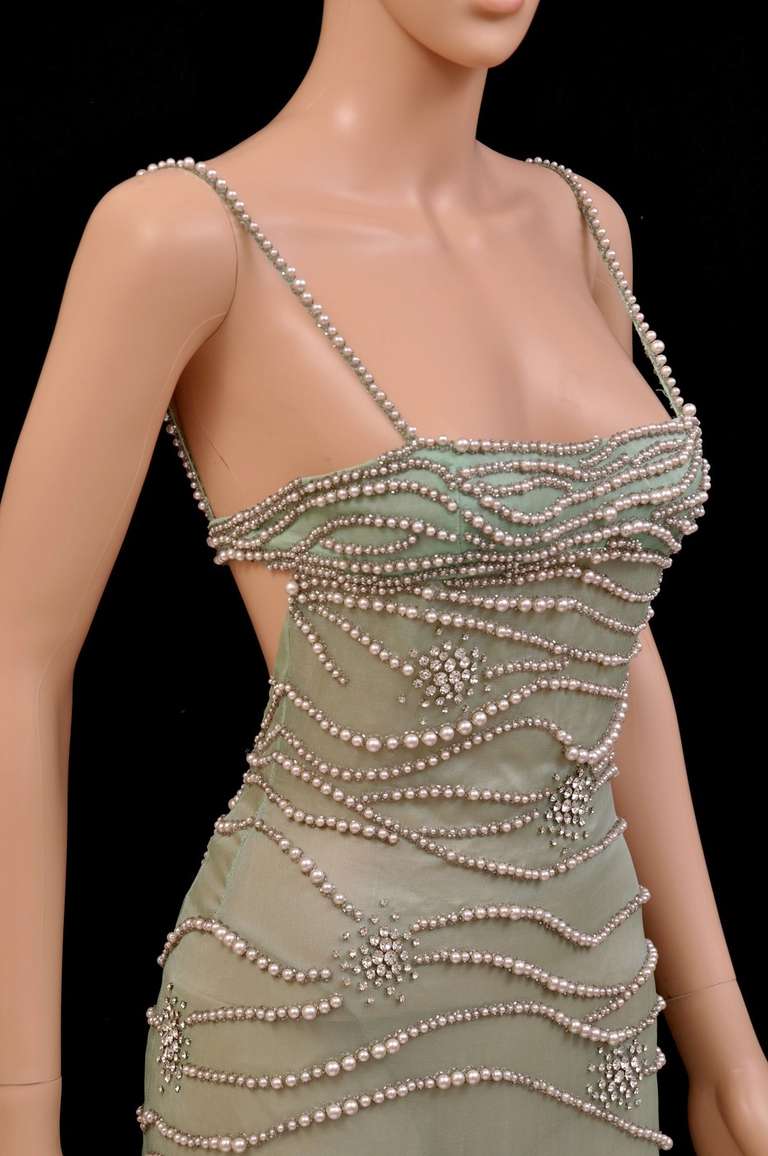 atelier rhinestone dress