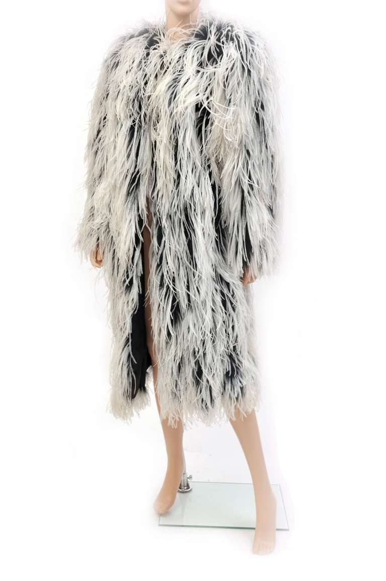 feather coats