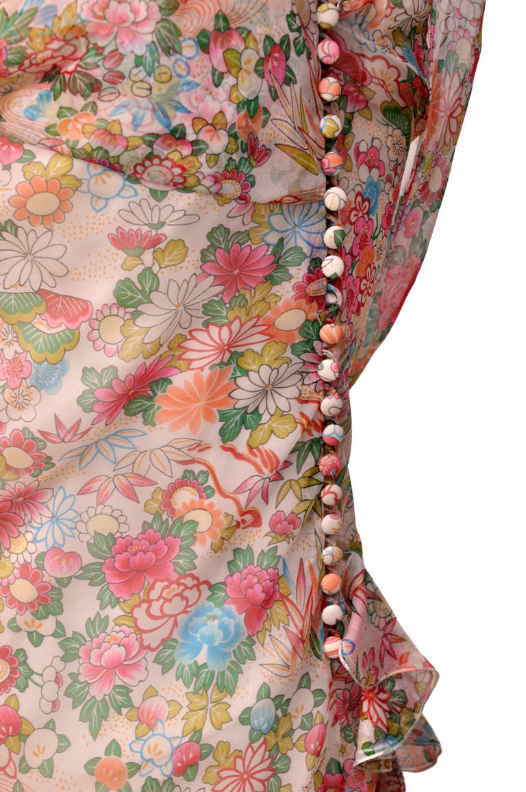 Christian Dior silk dress as seen on Michelle Pfeiffer In Excellent Condition In Montgomery, TX