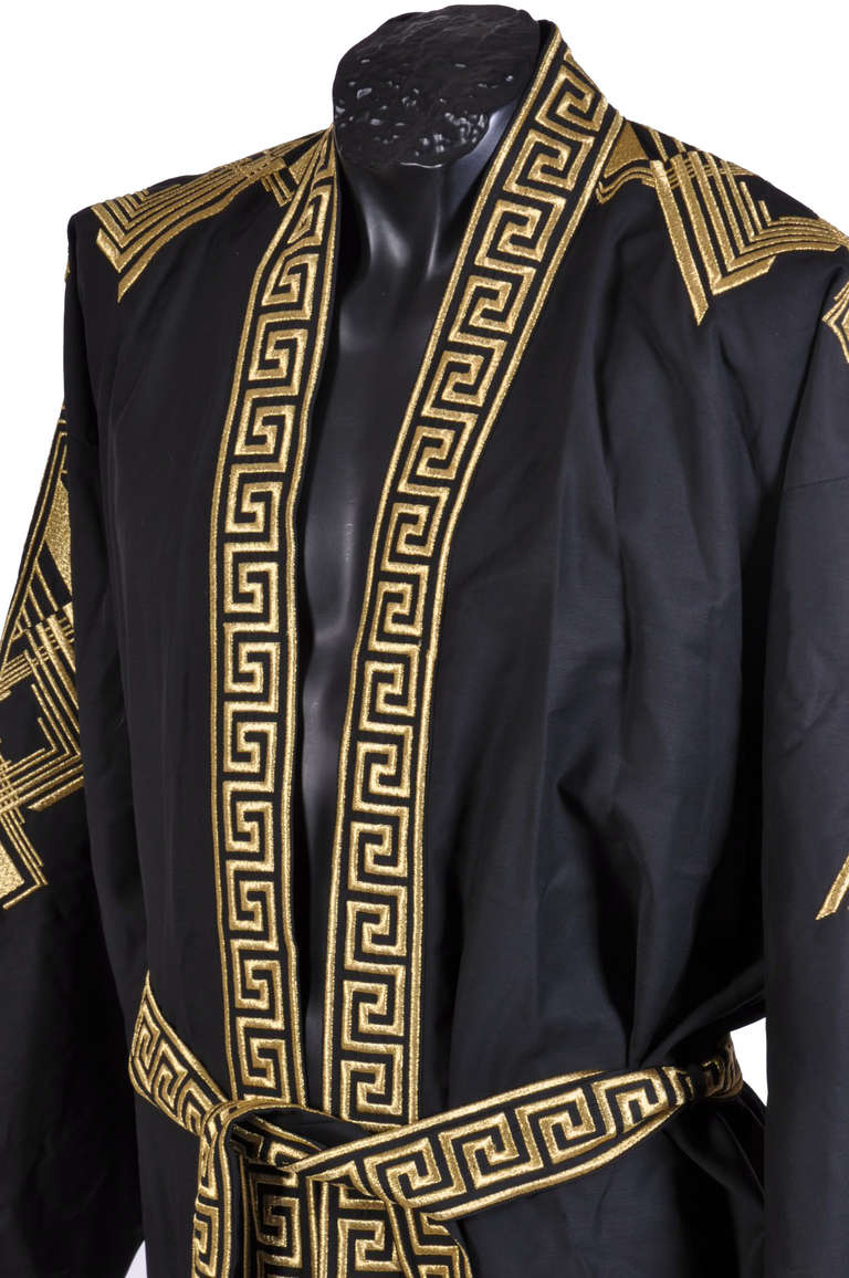 versace kimono men's