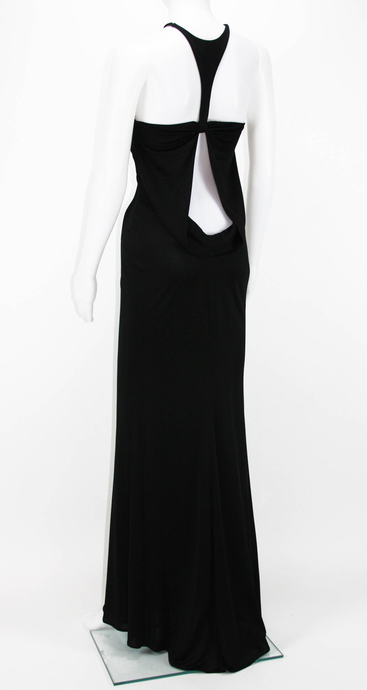 Collectible Tom Ford for Gucci black gown In Excellent Condition In Montgomery, TX