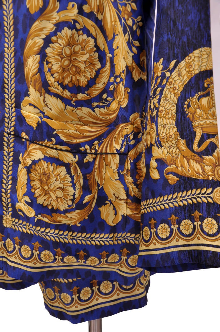 versace silk pajamas