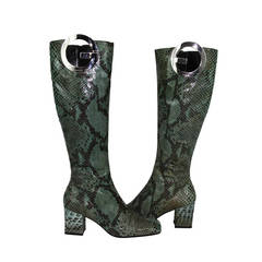 S/S 1996 RARE TOM FORD FOR GUCCI PYTHON BOOTS still Brand New!!!