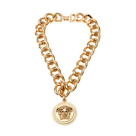 versace mens gold chain