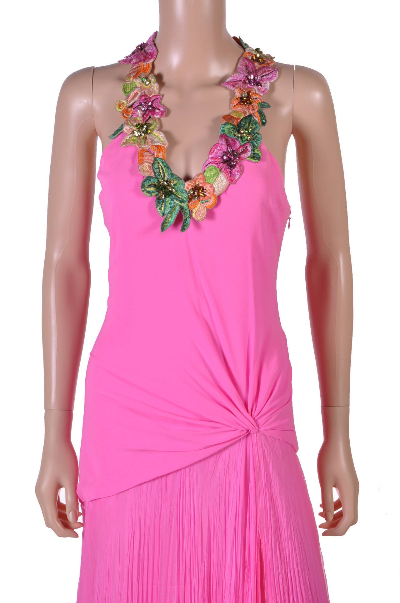 versace pink gown