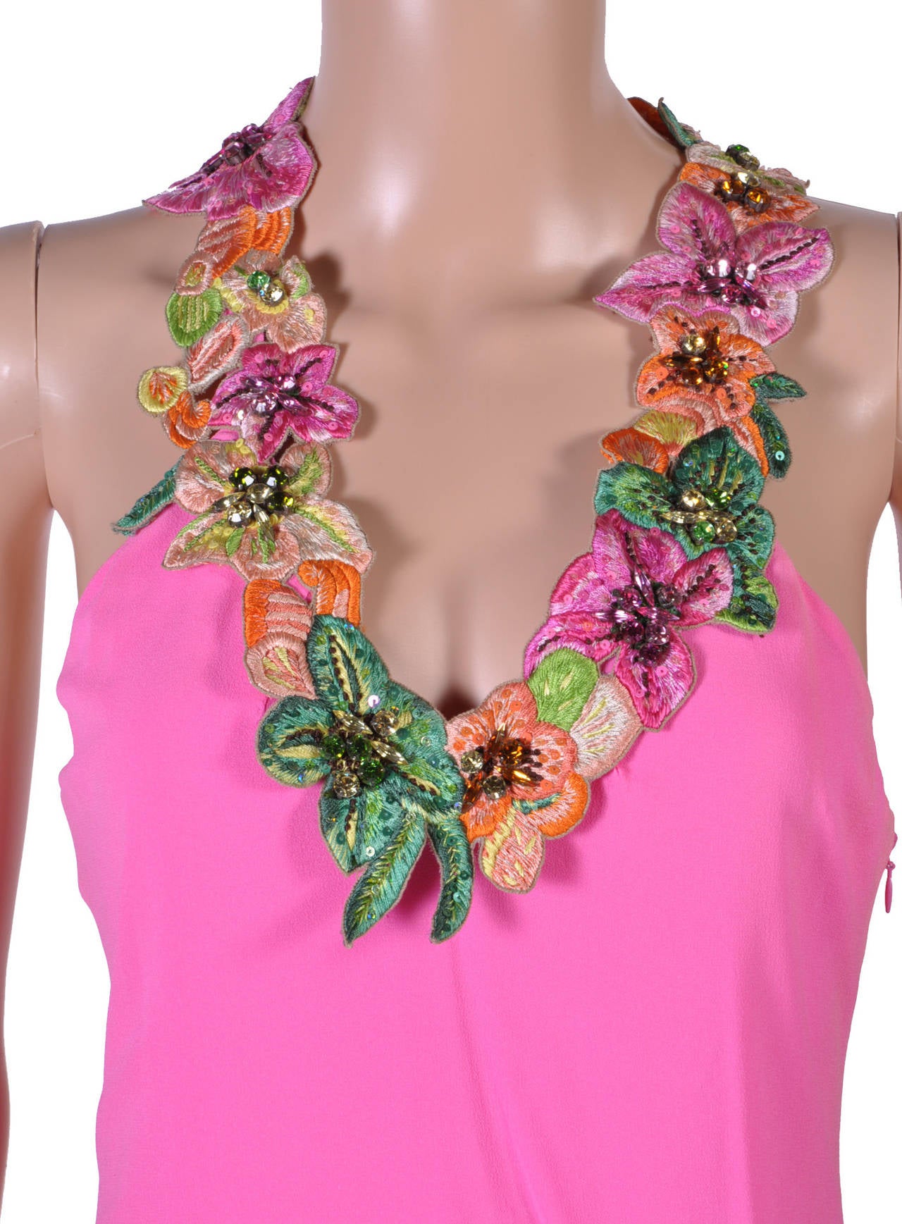 versace pink gown