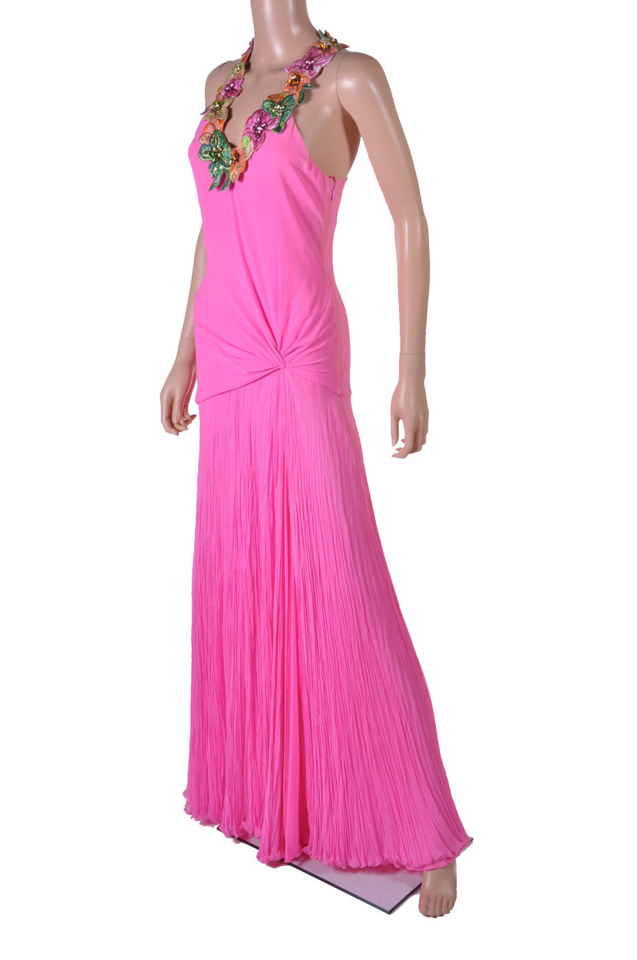 versace pink gown