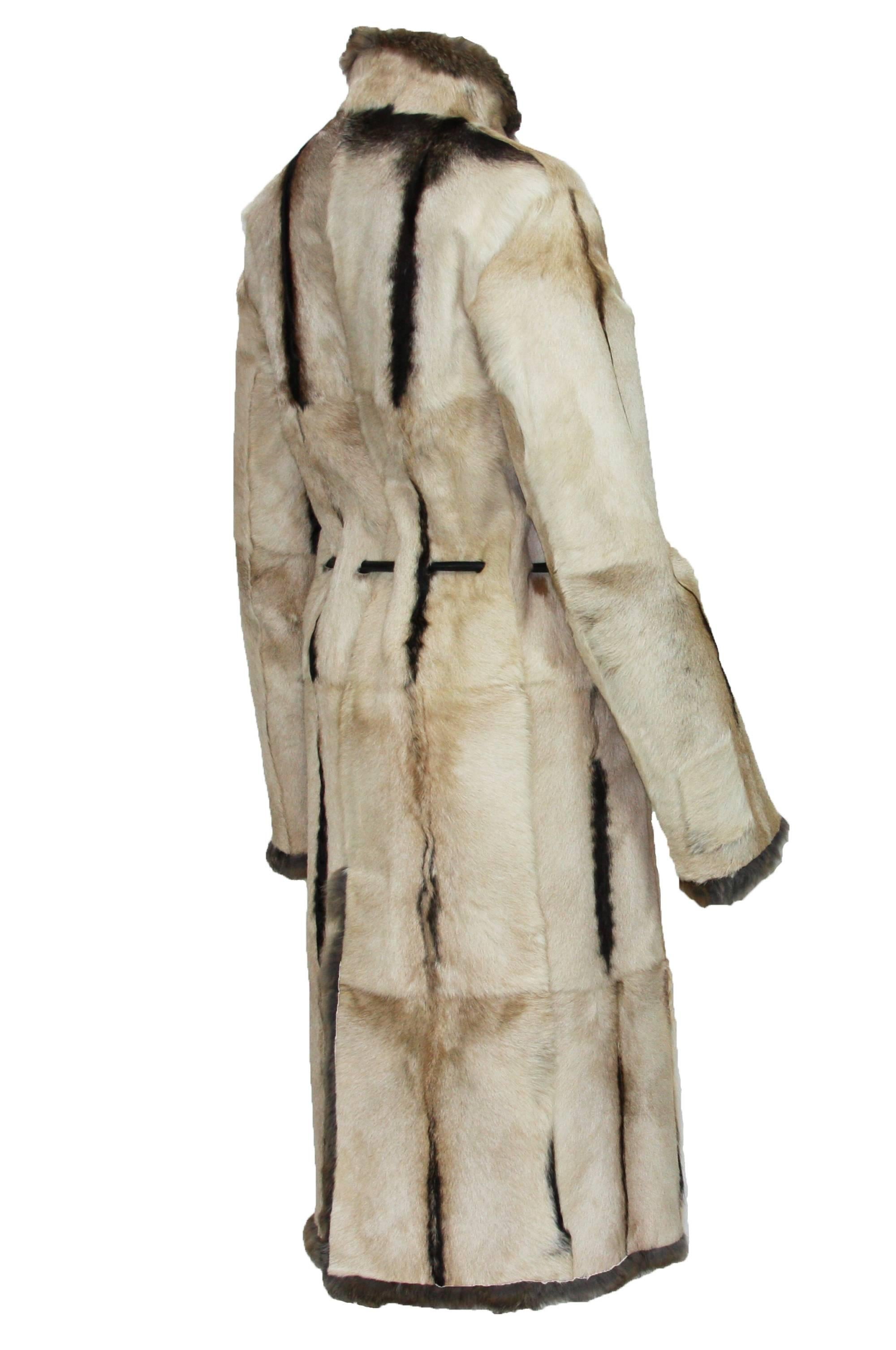 Women's Tom Ford for Gucci Reversible Fur Beige Coat