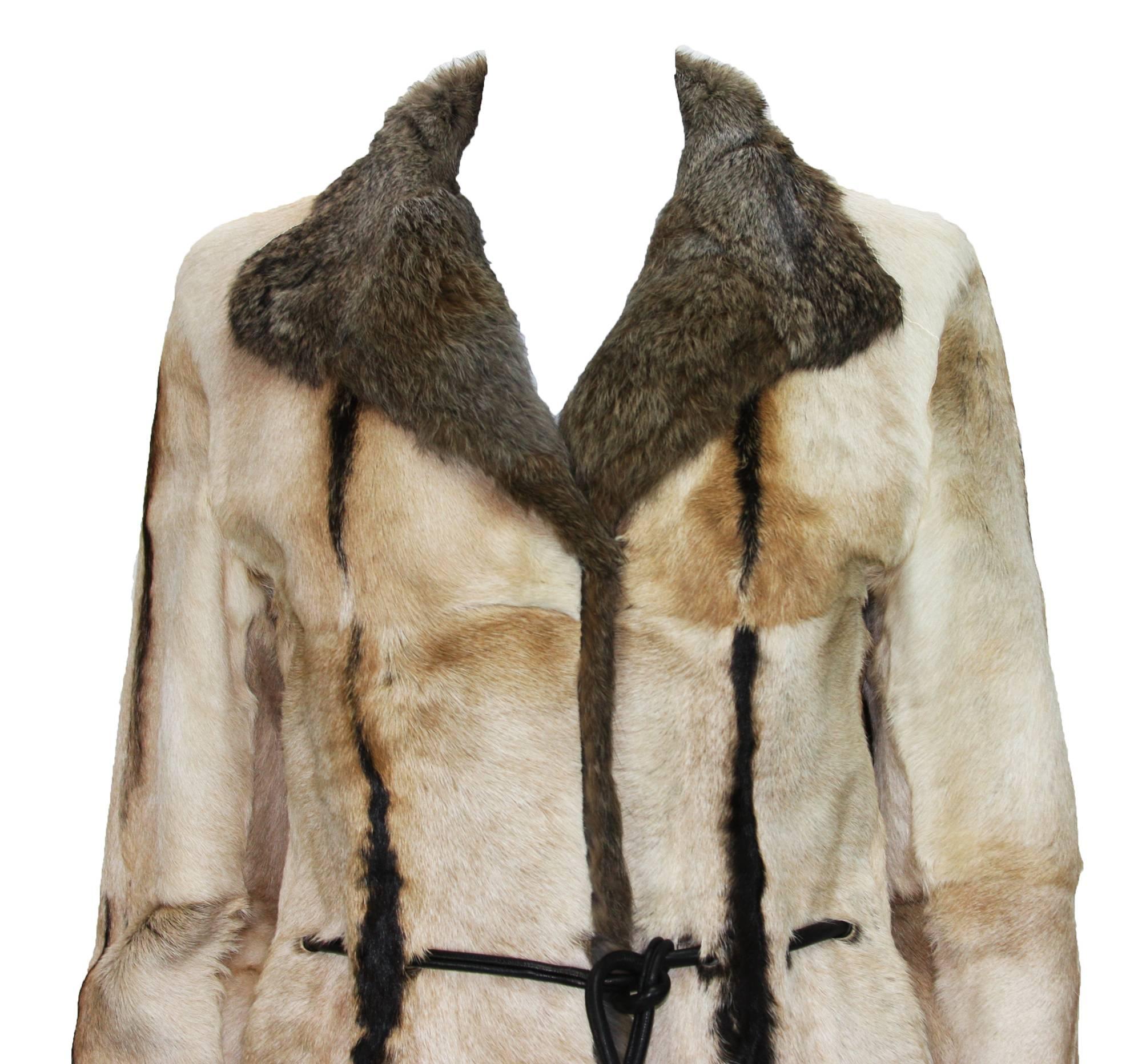 Tom Ford for Gucci Reversible Fur Beige Coat 1