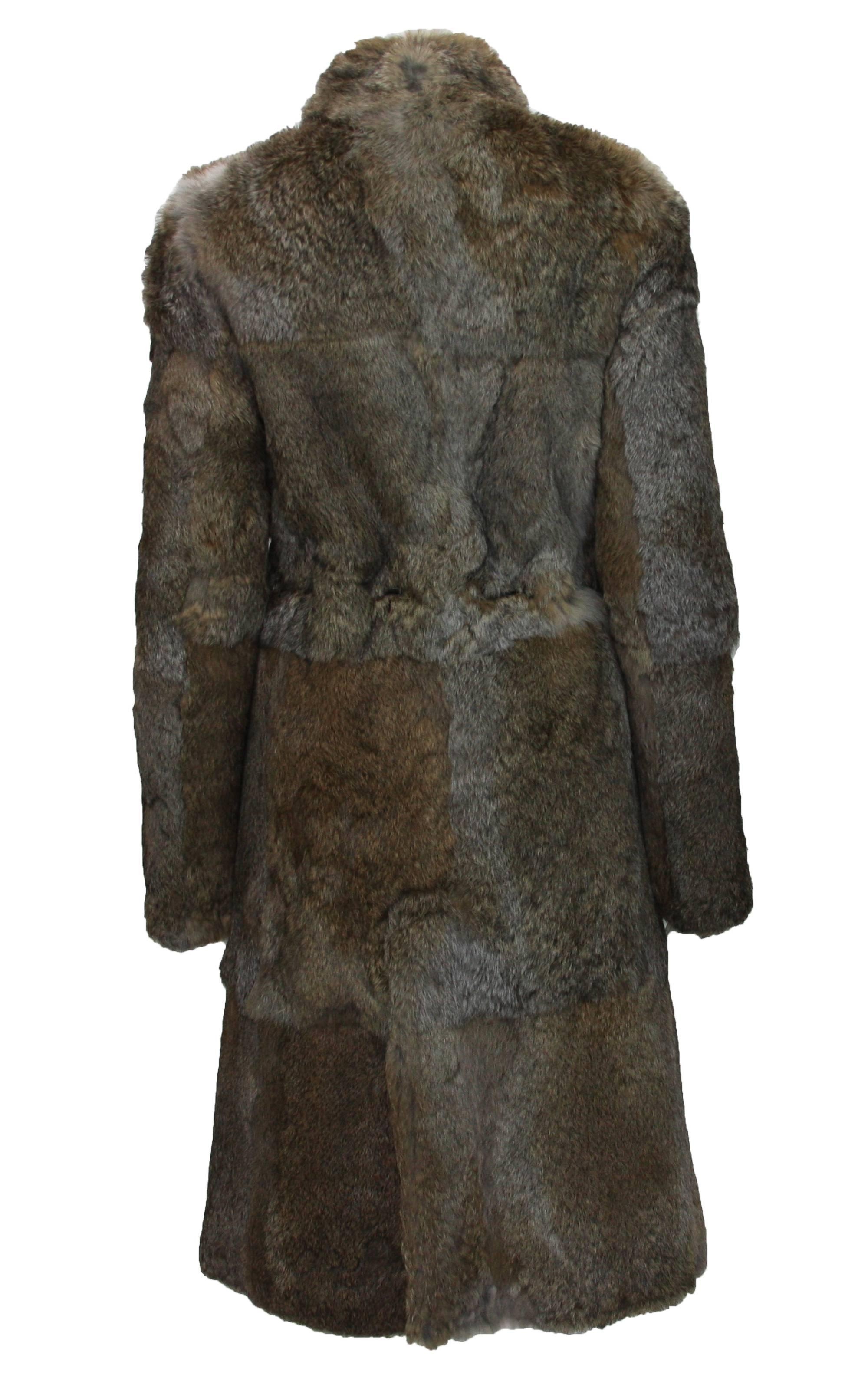 Tom Ford for Gucci Reversible Fur Beige Coat 5