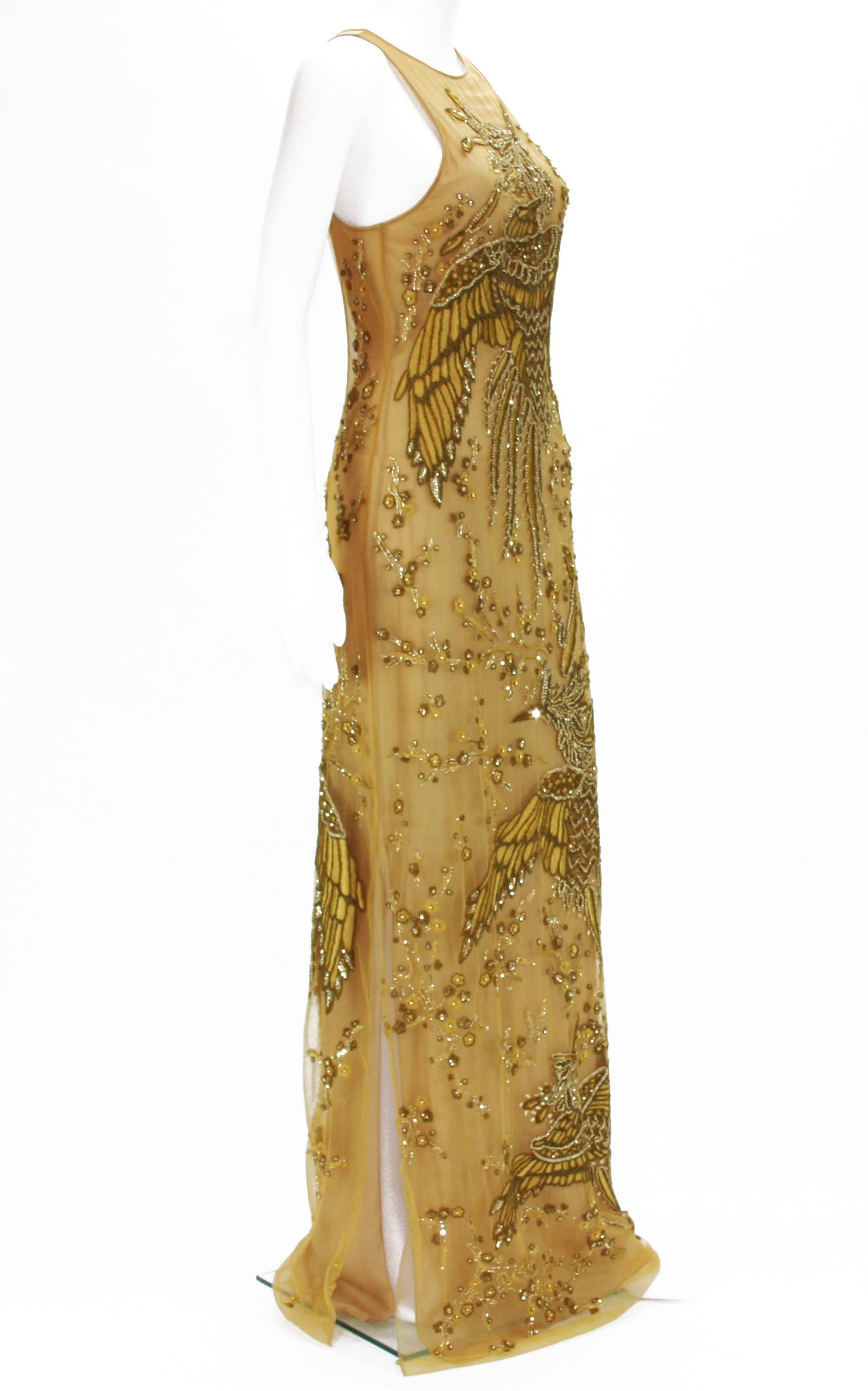 NEW INCREDIBLE  EMILIO PUCCI FULLY BEADED and EMBROIDERED GOWN 5
