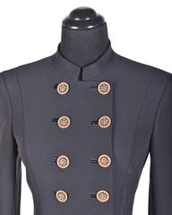 Versace Black Blazer with Crystal Embellished Buttons