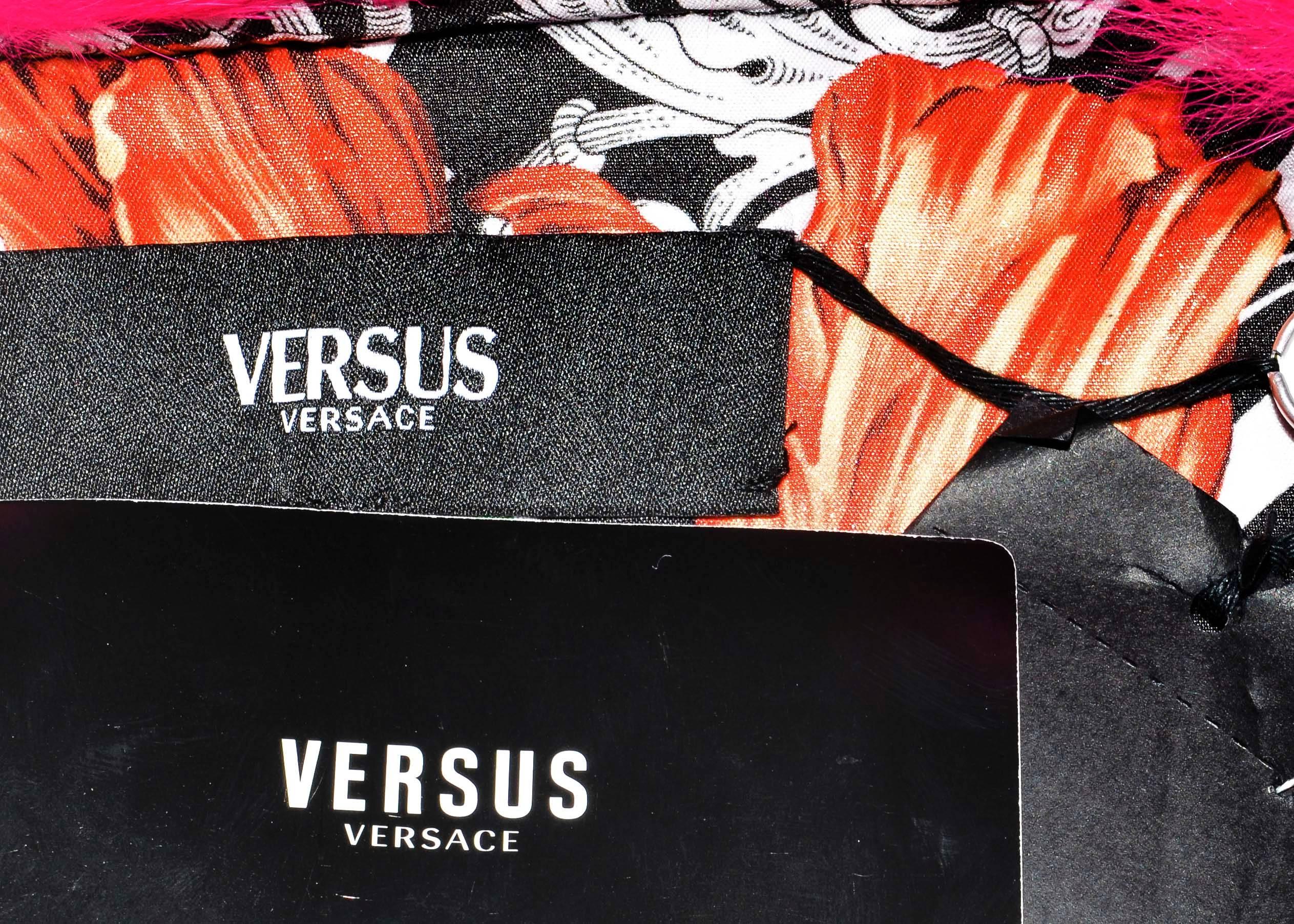 Versace Versus Fox Sleeveless Coat Vest 1