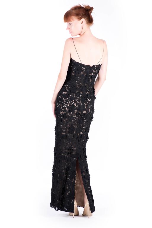 oscar de la renta black gown