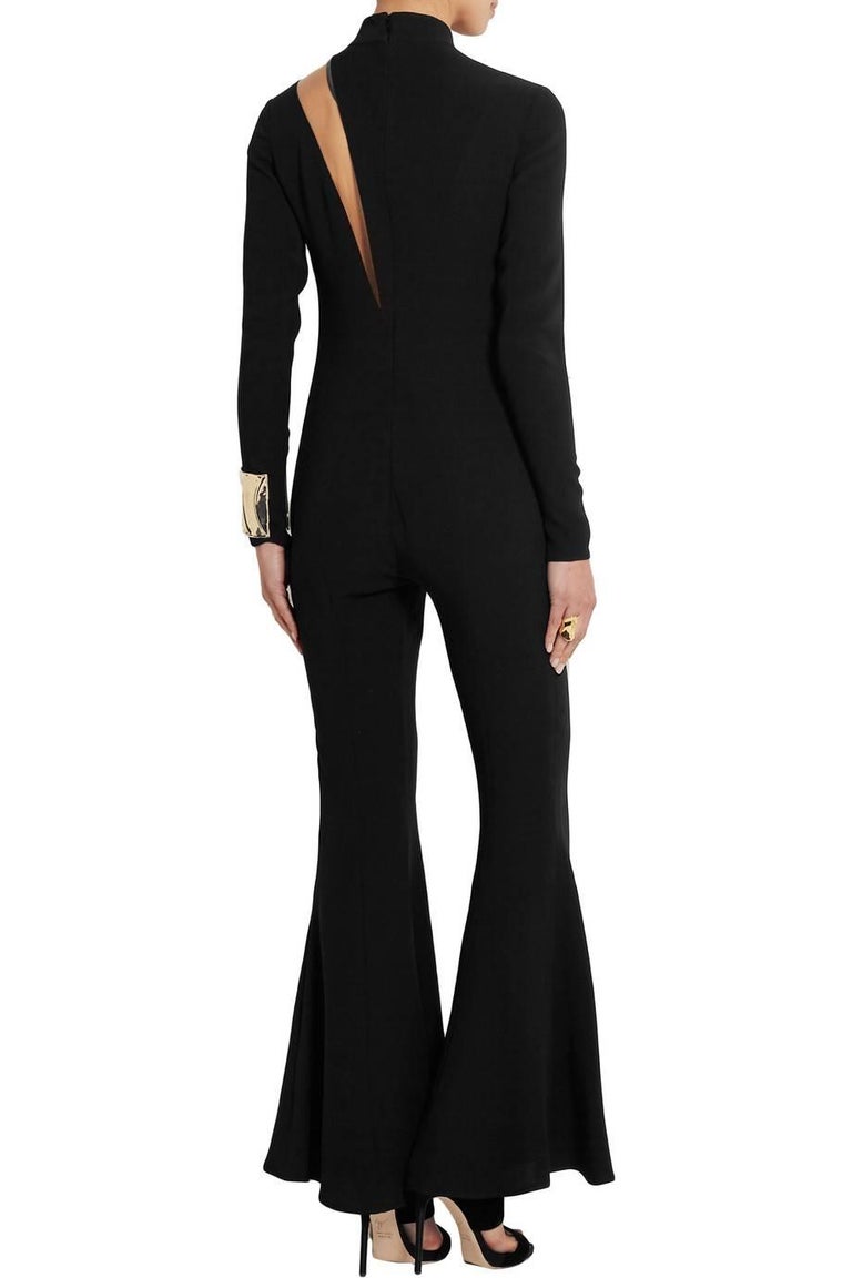 Versace Black Jumpsuit at 1stDibs