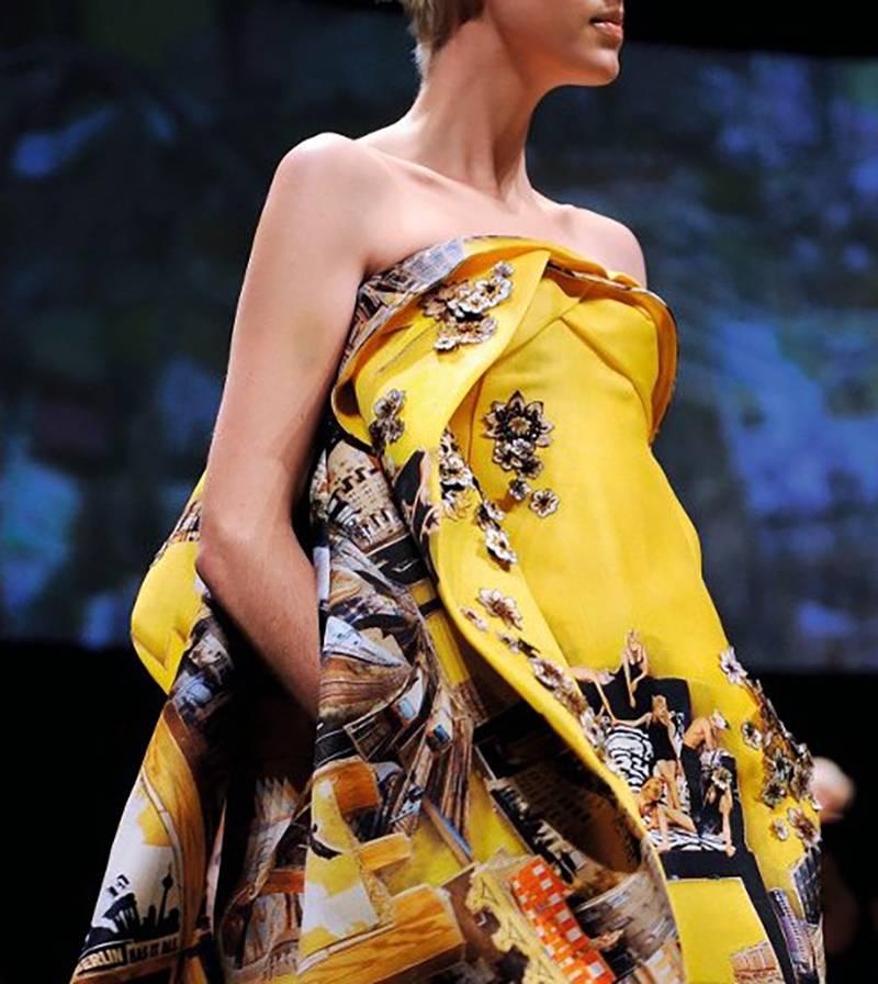 Versace Tim Roeloffs Kunstdruck Kleid 4