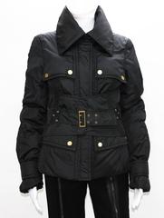 TOM FORD pour GUCCI COLLECTION F/W 2003 CORSET BELT BLACK JACKET 46 - 8/10