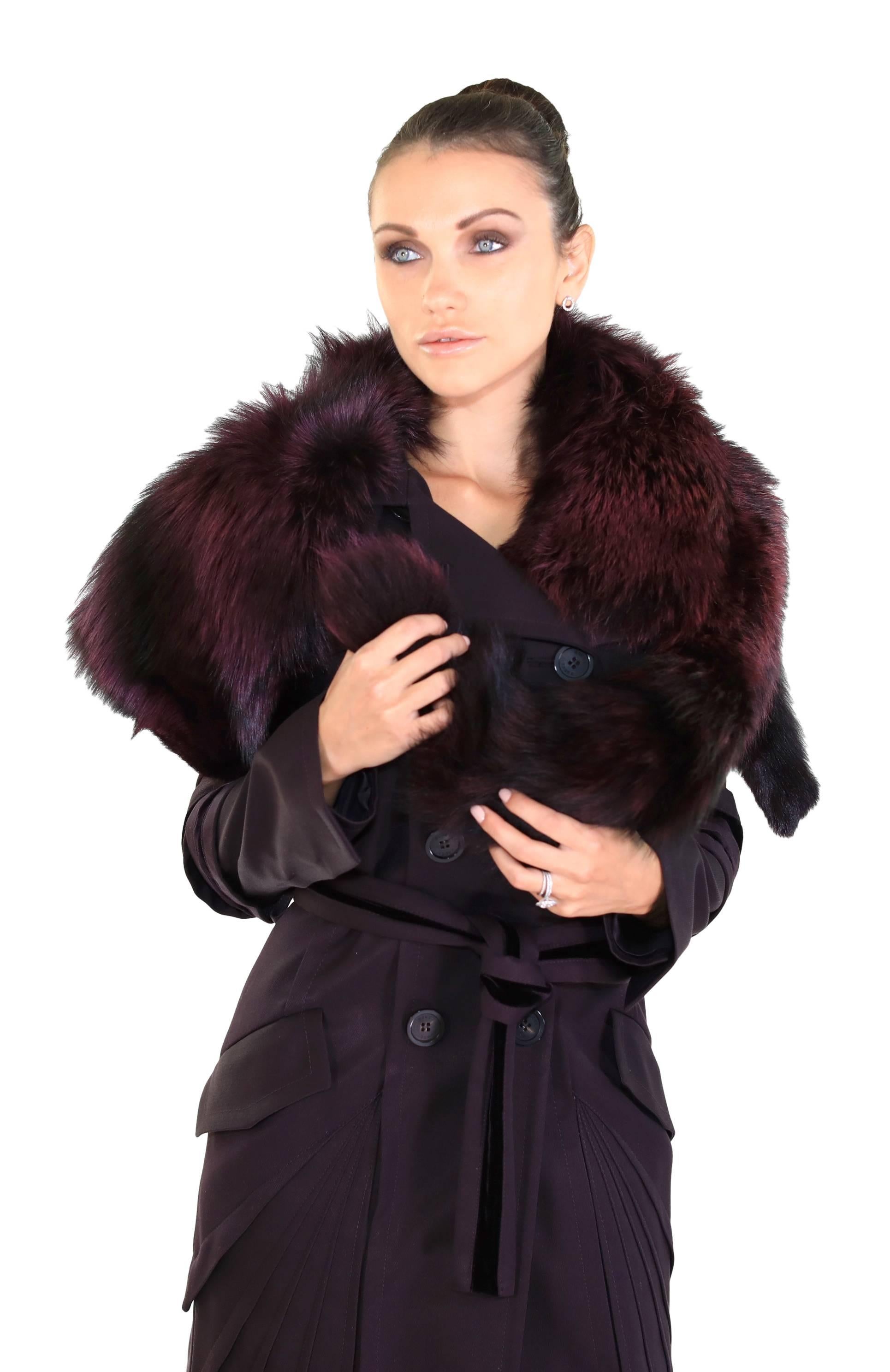 Tom Ford for Gucci coat with fox fur, F/W 2004 at 1stDibs | tom ford ...
