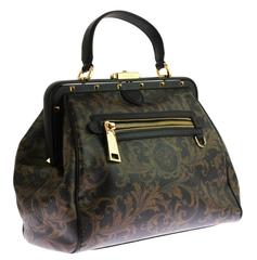 VERSACE Zippered Barocco printed Doctor Bag