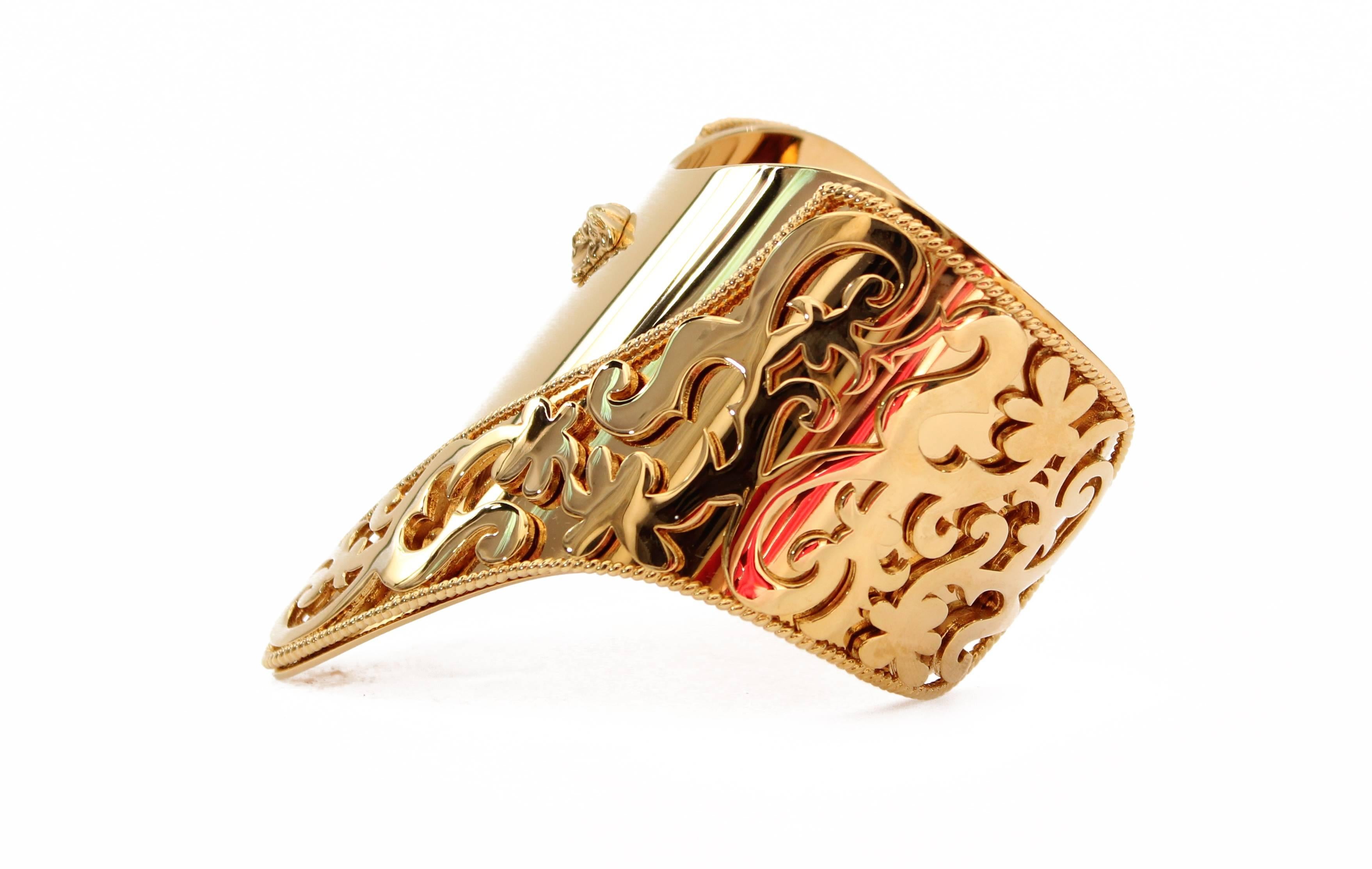 versace gold cuff bracelet