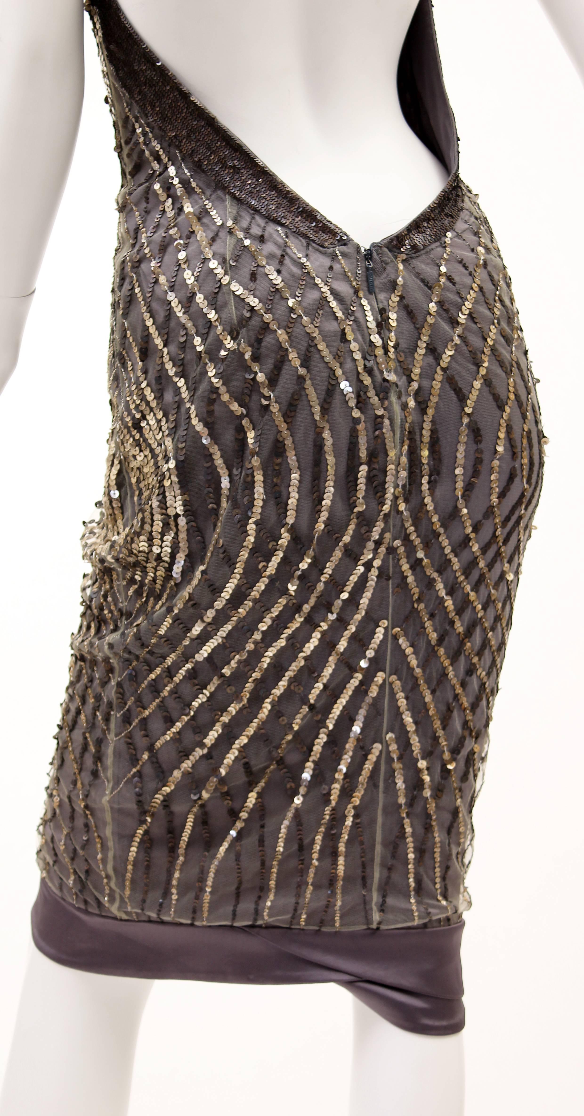 Gucci sequin embellished dress Sz 40 1
