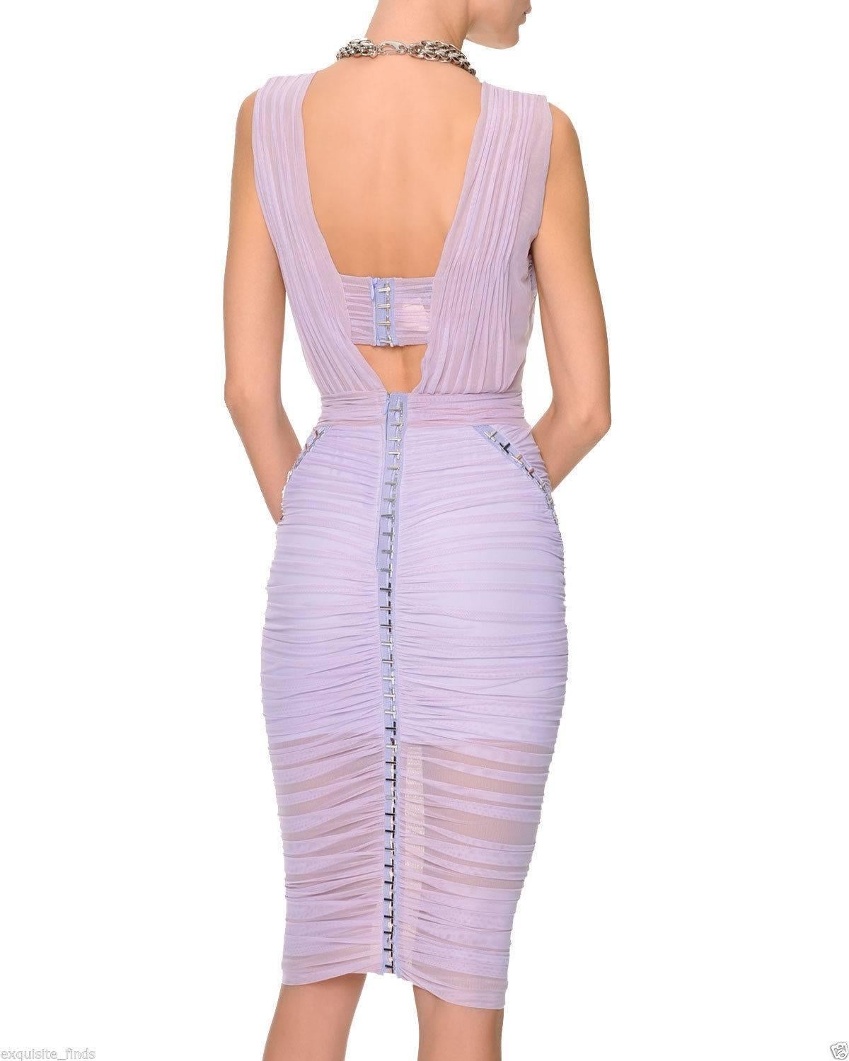 versace purple dress