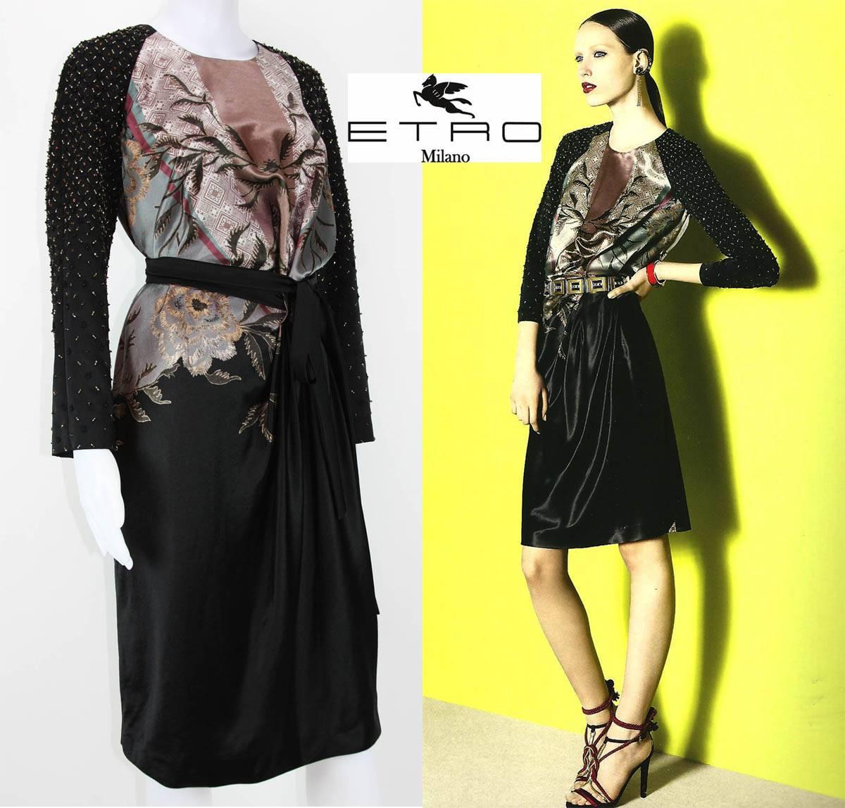 New ETRO BEADED and EMBROIDERED DRESS 4