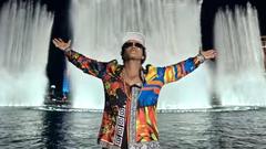 VERSACE PRINTED 100% SILK SHIRT as seen on BRUNO MARS