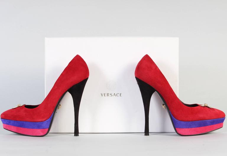 colorful versace heels