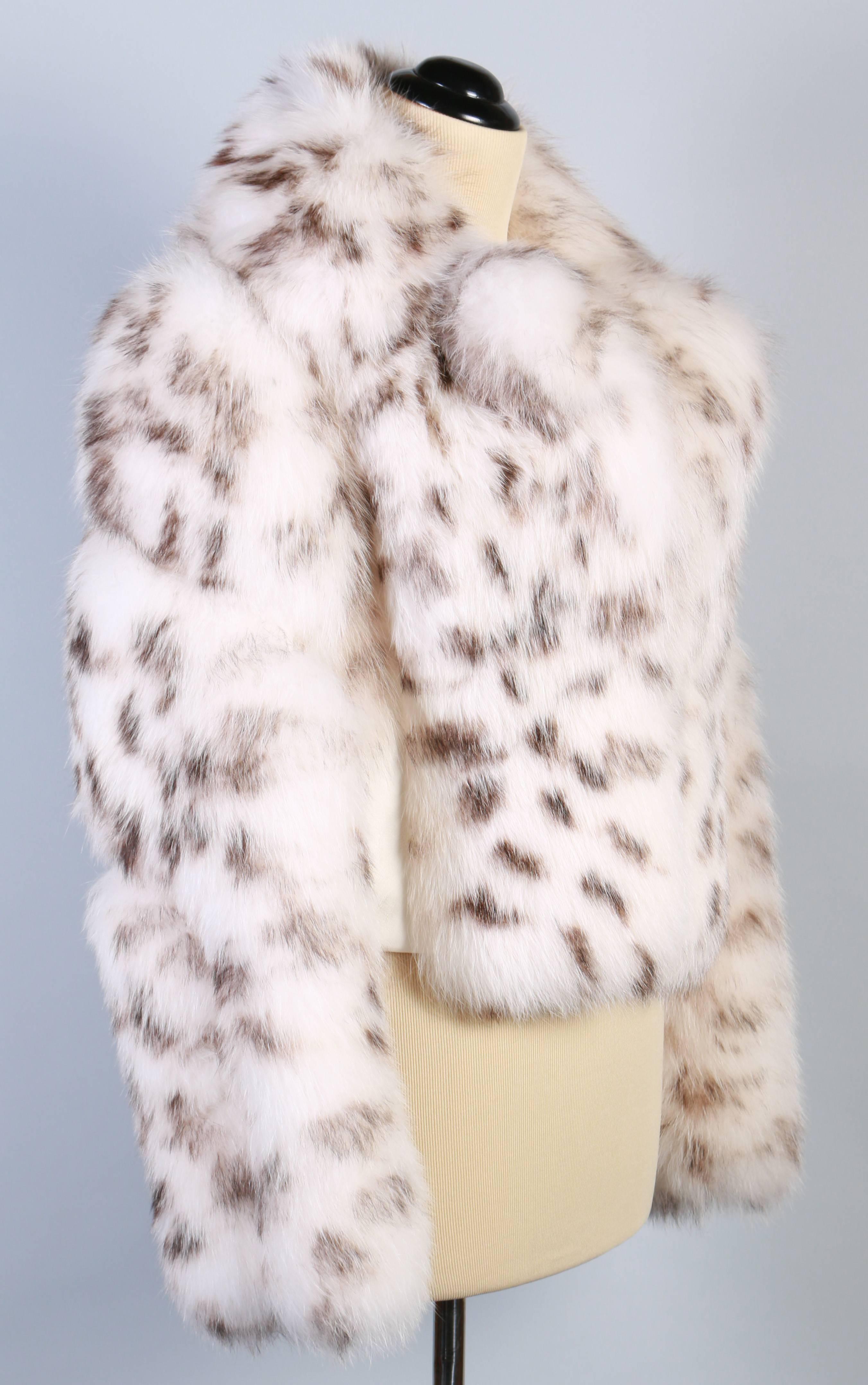 Versace Collection fox fur jacket  1