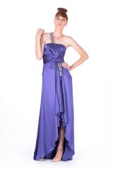 $8, 935 NEW VERSACE PURPLE CRYSTAL EMBELLISHED LONG 100% SILK DRESS Gown 38 - 2