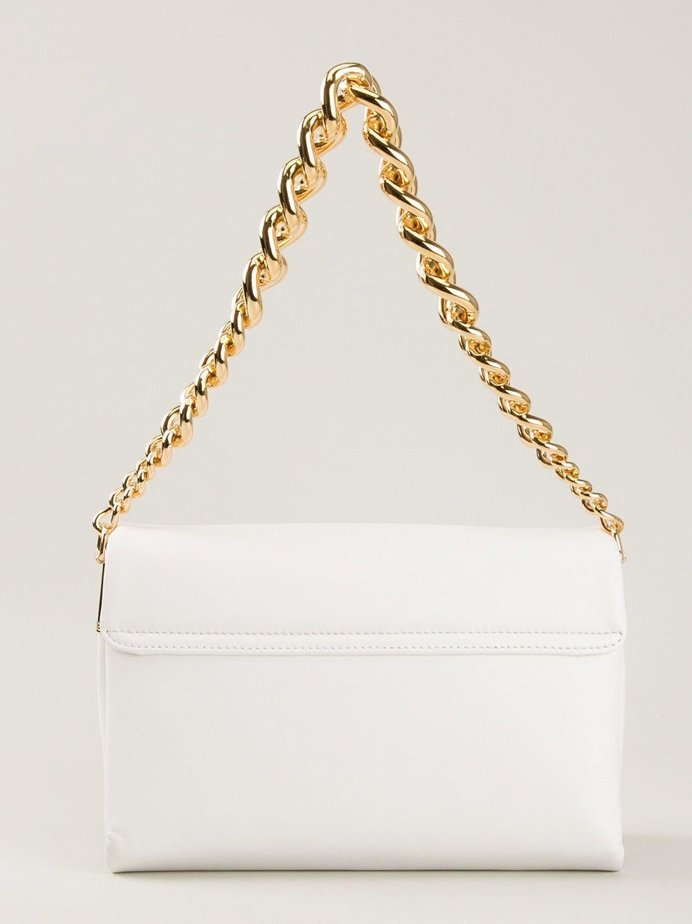 versace white bag