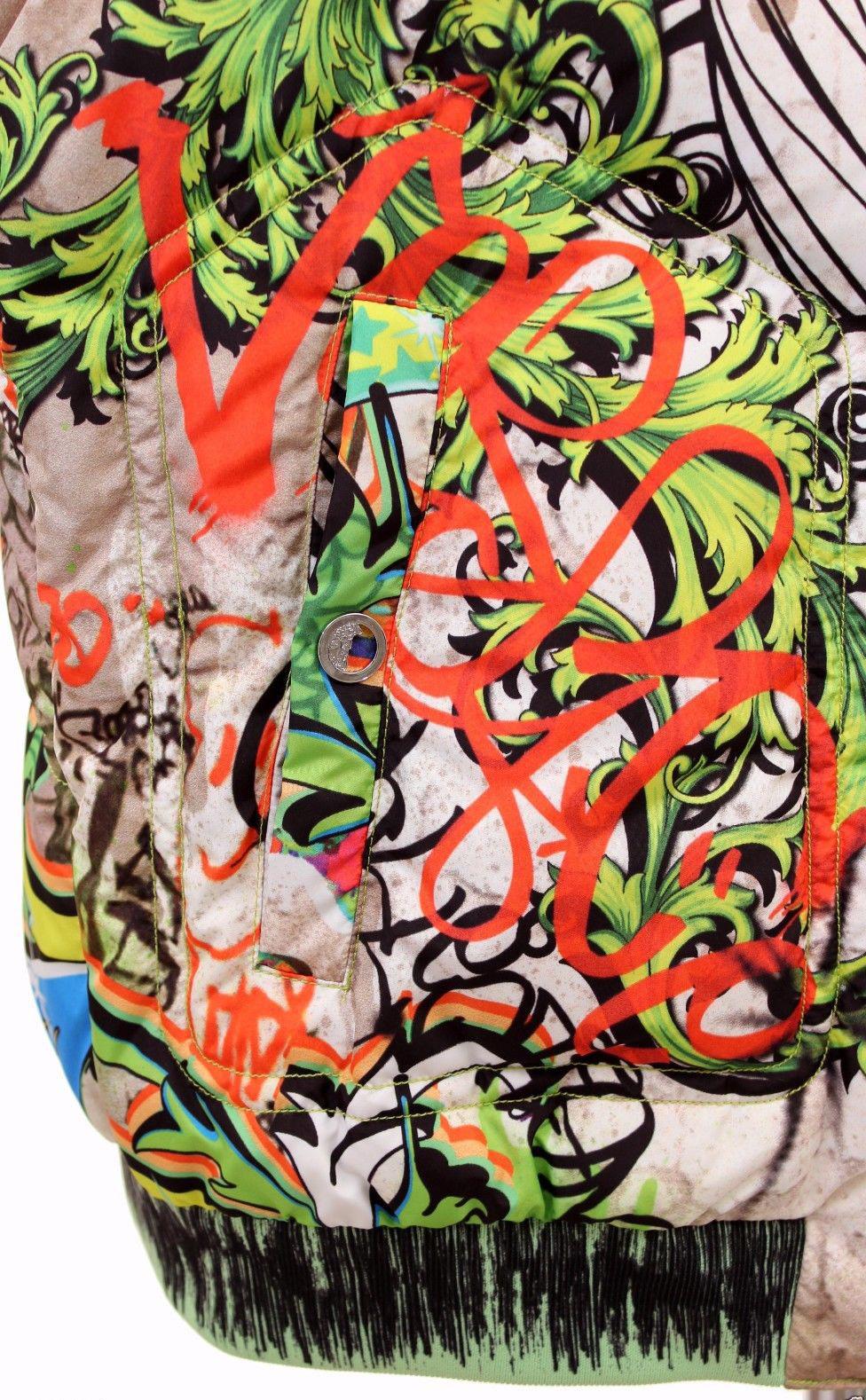 graffiti vest mens jacket