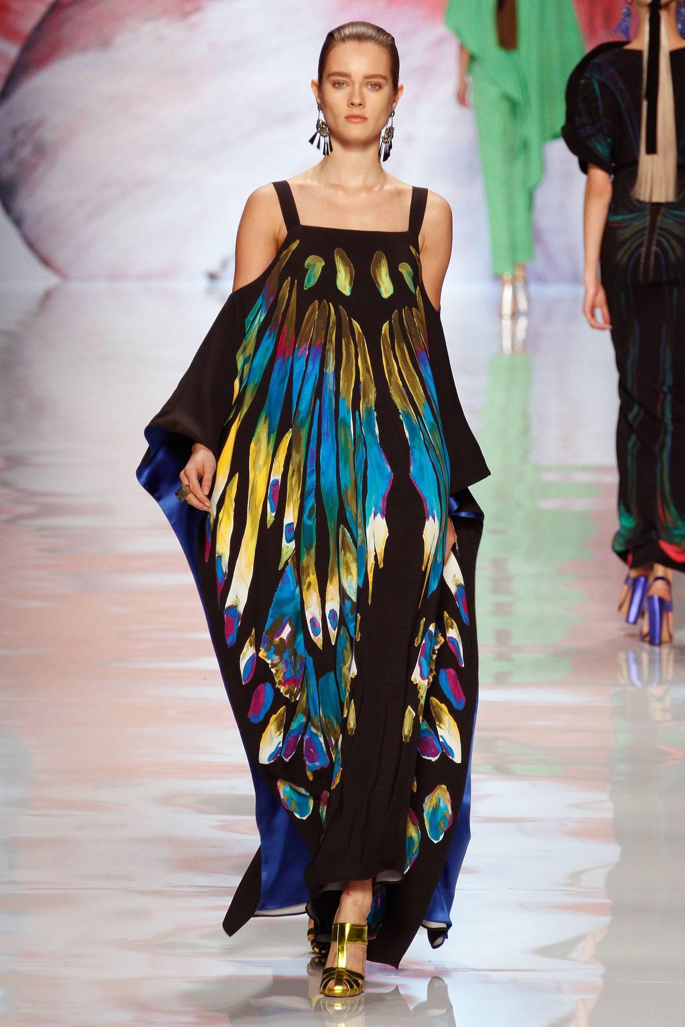 New ETRO EXOTIC and LUXURIOUS BUTTERFLY KAFTAN GOWN DRESS at 1stDibs ...