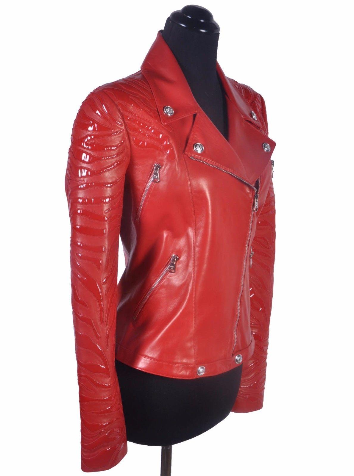 versace red jacket