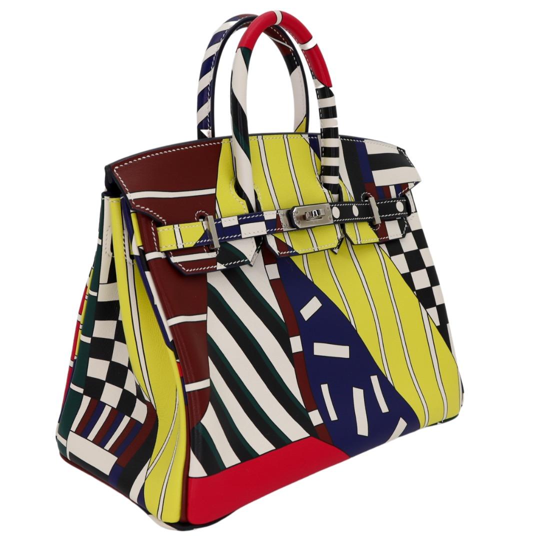 Marchio: Hermès
Stile: Birkin
Dimensioni: 25 cm
Colore: Uno, due, tre e via (Multicolore)
Materiale: Pelle Swift
Hardware: Palladio (PHW)
Dimensioni: 10