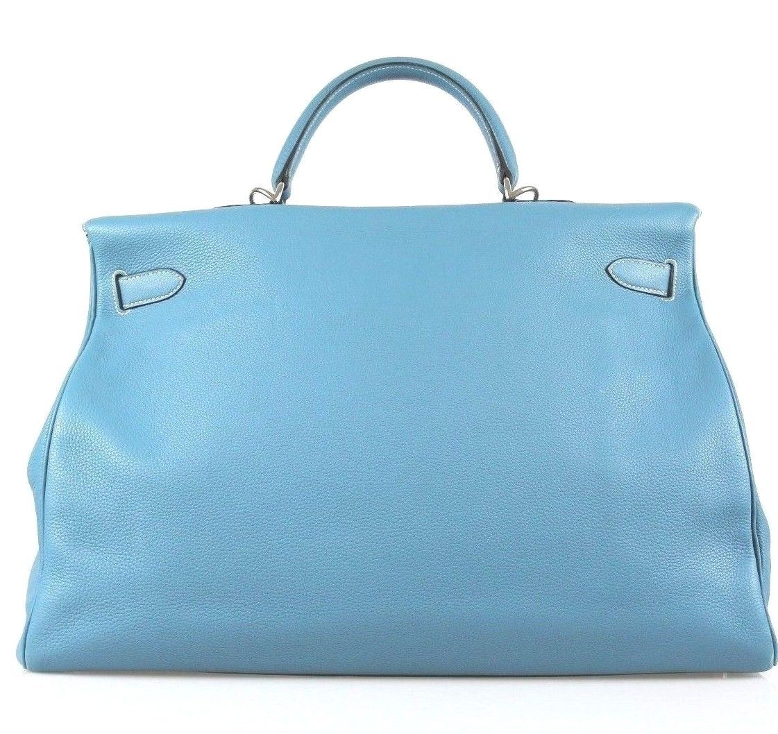 Hermès Kelly Bleu Pale Togo Handbag