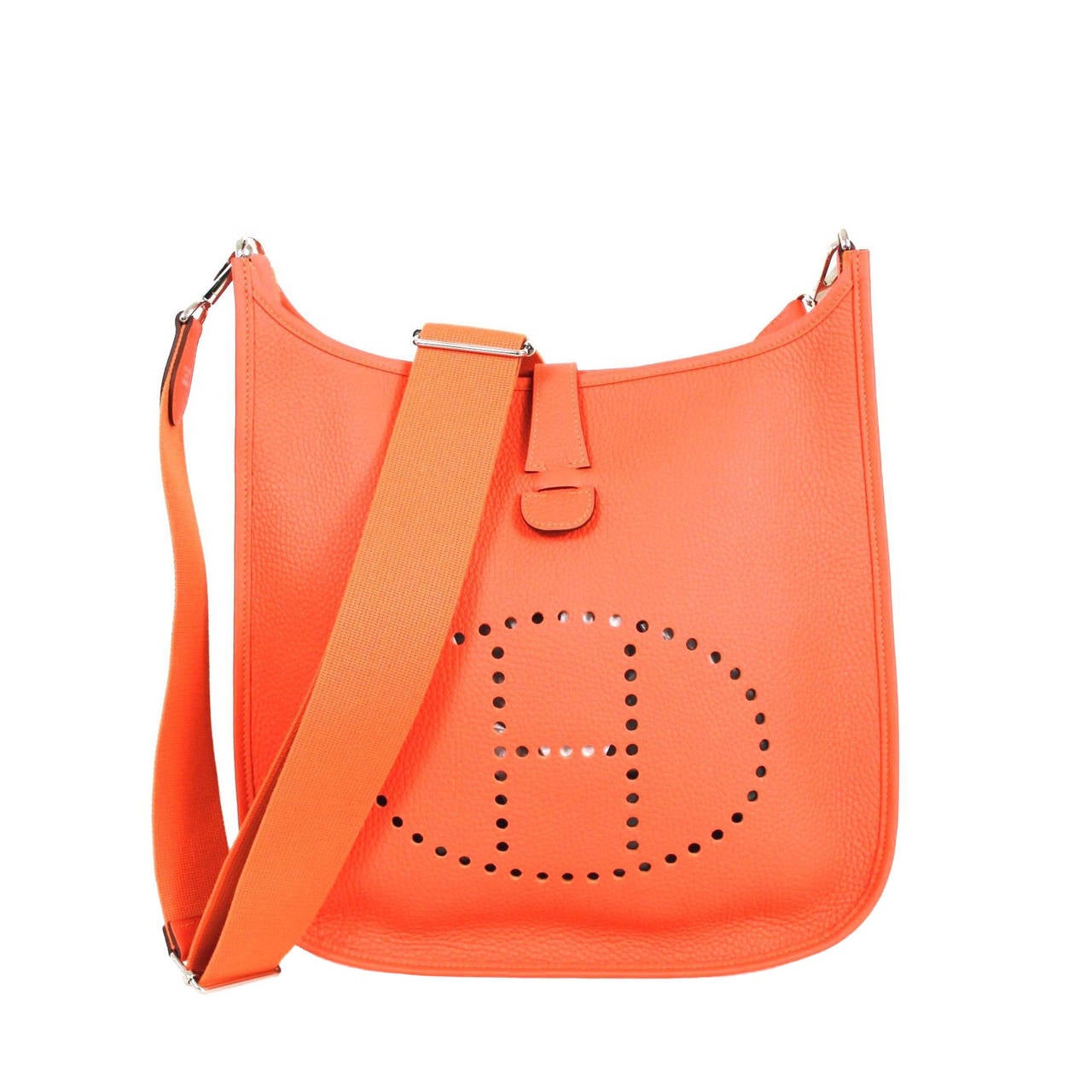 hermes evelyne pm taurillon clemence cross body bag  