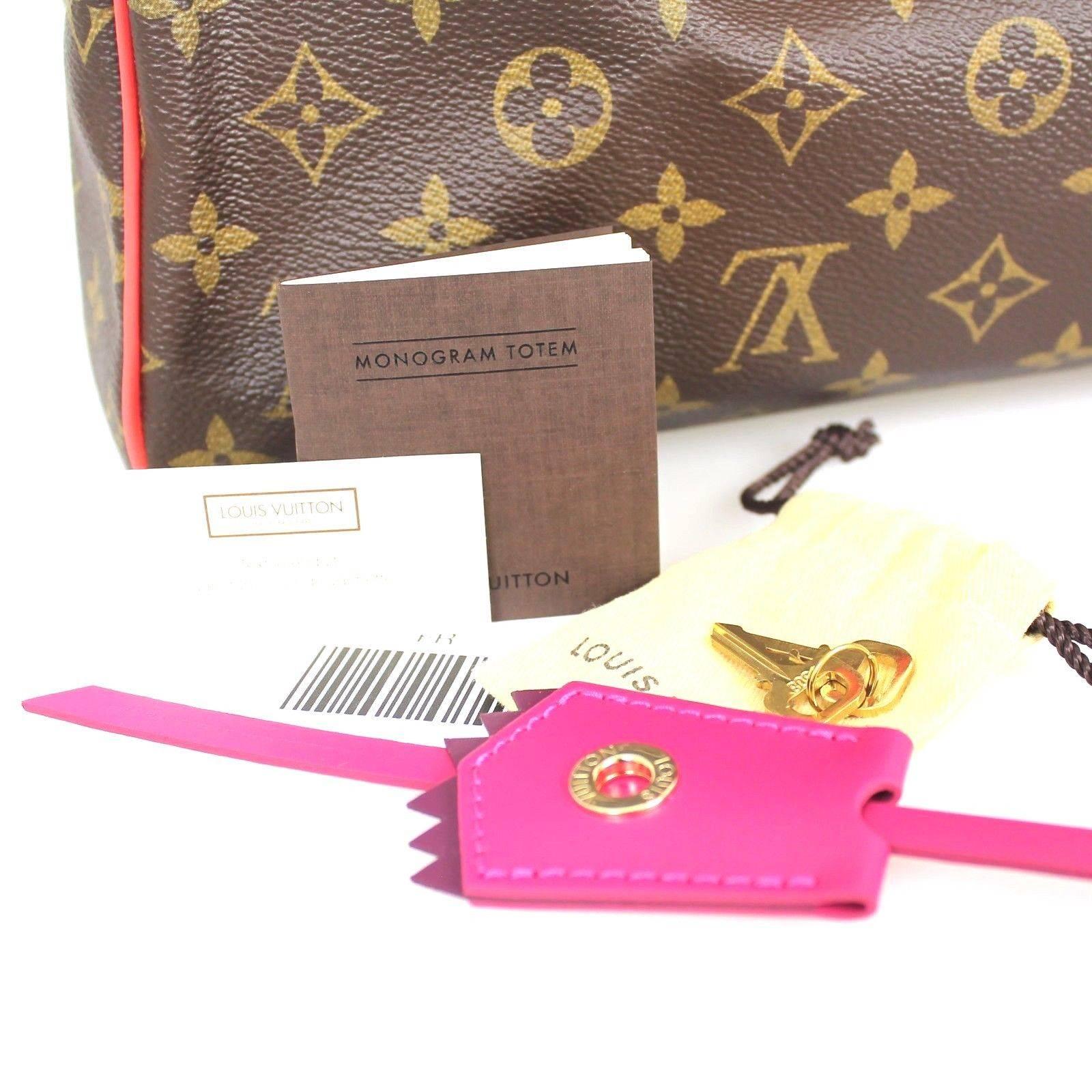 Louis Vuitton Monogram Canvas Gold HDW 2015 Limited Edition  Speedy 30 Tote Bag For Sale 2