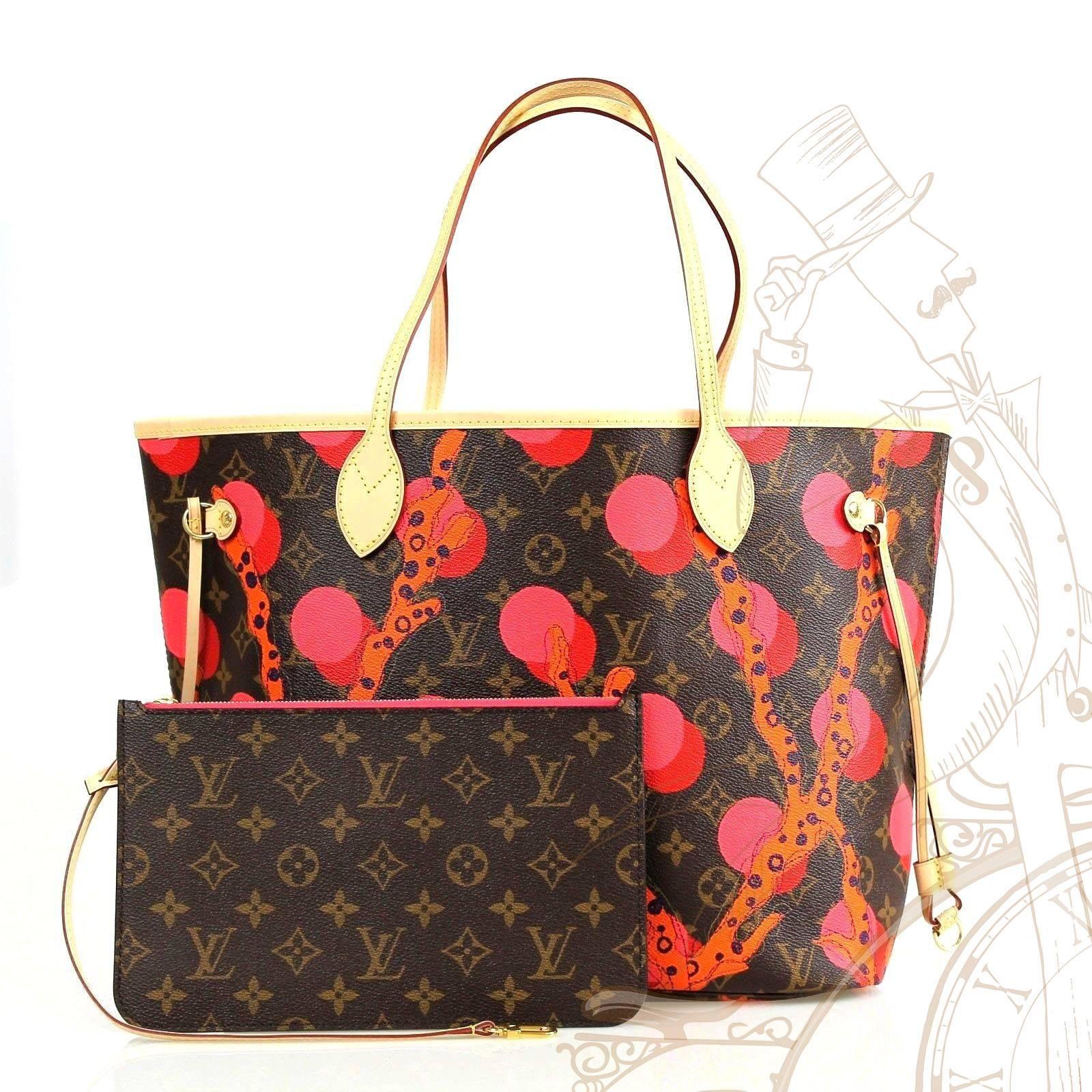 Louis Vuitton Monogram Canvas Limited Edition Neverfull Mm Ramages  Tote Bag For Sale 1