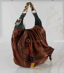 Louis Vuitton Brown Leather Limited Edition Epices Kalahari Gm Masala Tote Bag