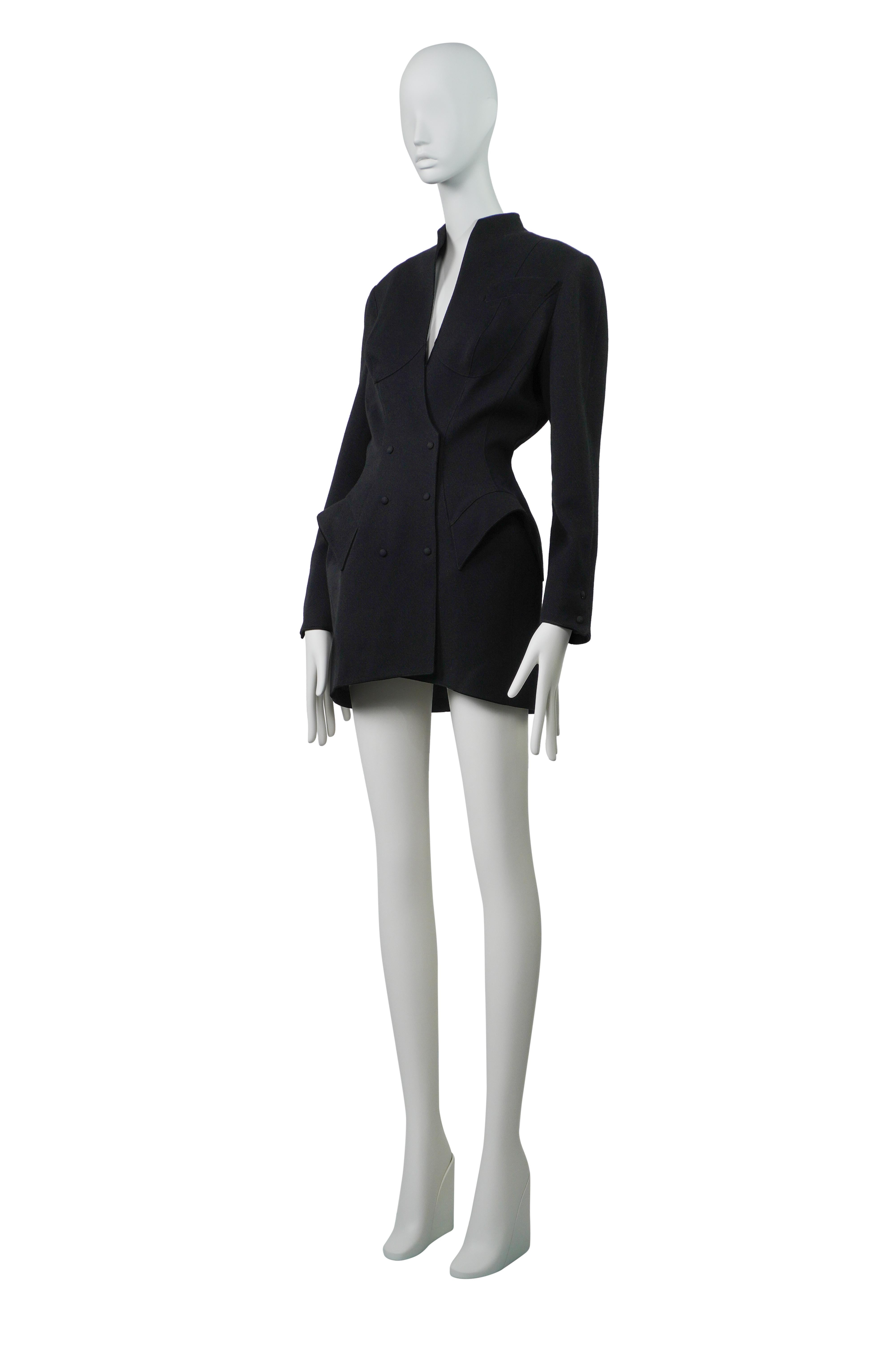 Donna Giacca a clessidra Thierry Mugler Iconic Runway A/I 1995 FR38 in vendita