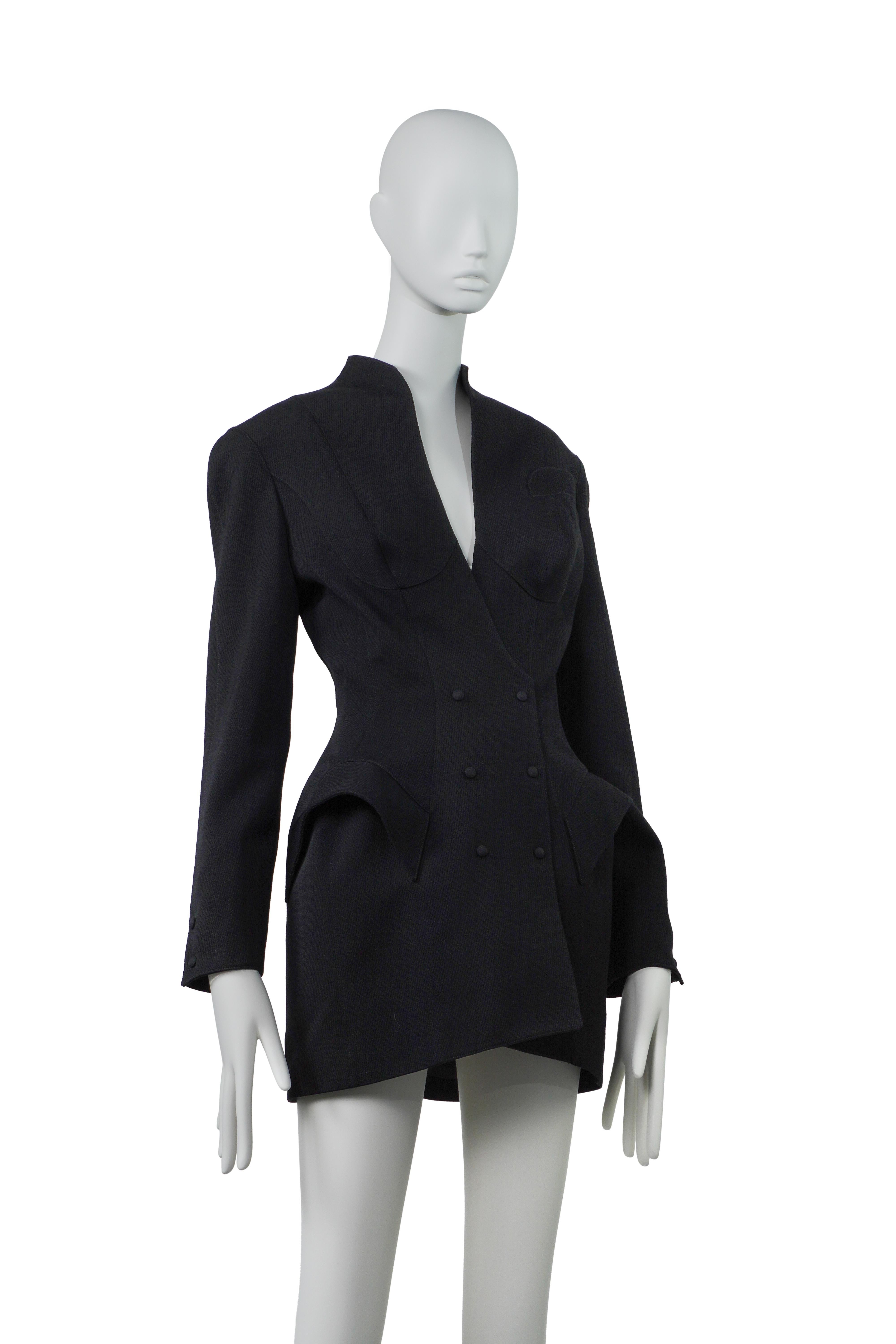 Giacca a clessidra Thierry Mugler Iconic Runway A/I 1995 FR38 in vendita 8