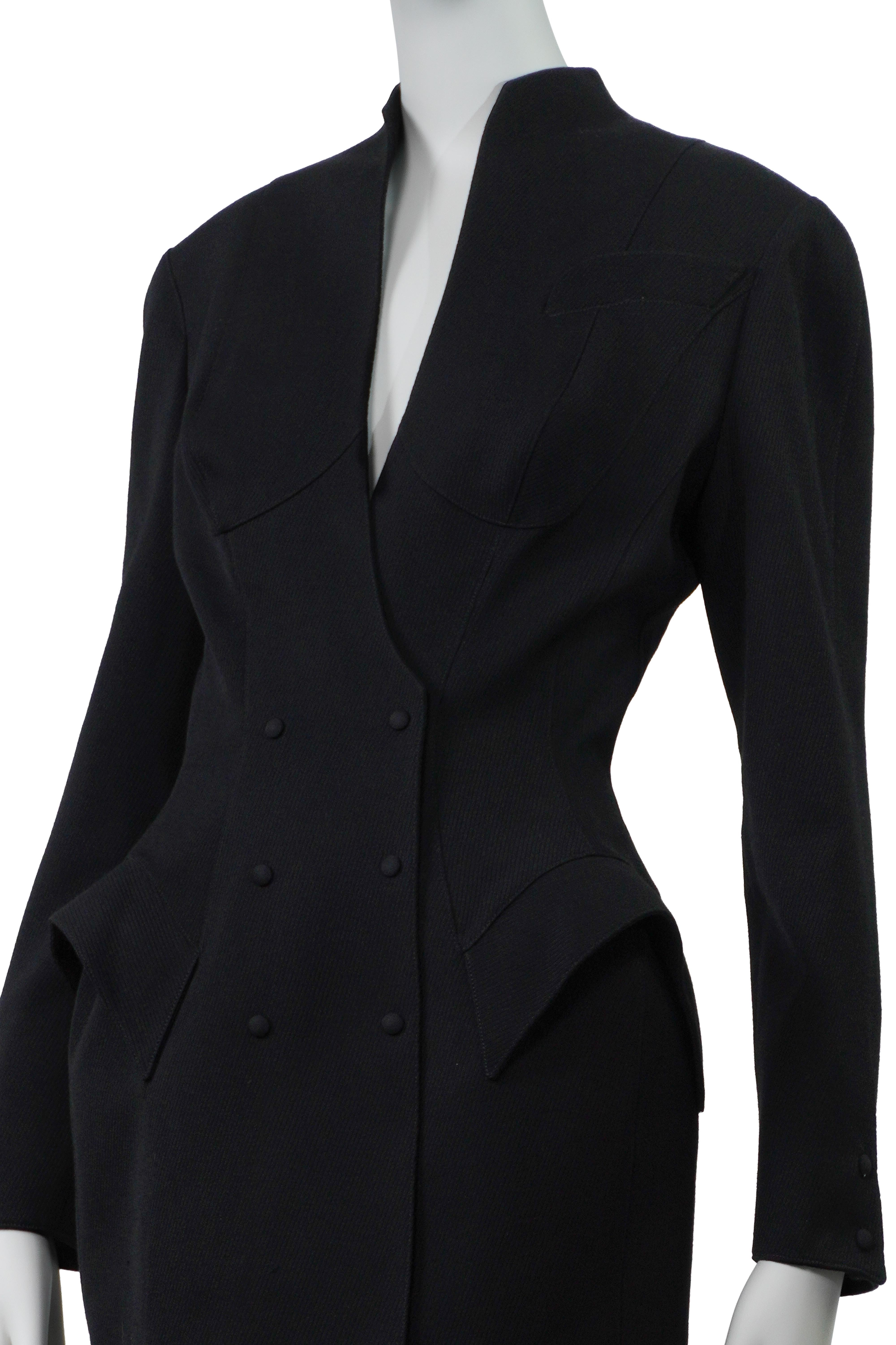 Giacca a clessidra Thierry Mugler Iconic Runway A/I 1995 FR38 in vendita 2
