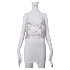 Haut en soie et latex de la collection Prada printemps-été 1998, vu lors du défilé