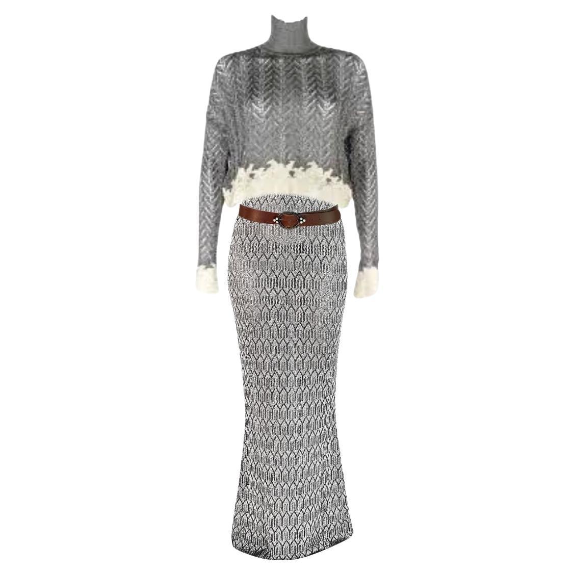 Christian Dior John Galliano Runway Dress, Top & Belt Fall/Winter 1998 Sz Small