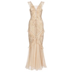 Christian Dior John Galliano Evening Gown Spring/Summer 2003 Size 40FR