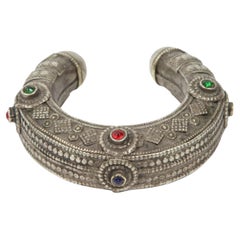 Moroccan Tribal Silver Jewelry Bracelet